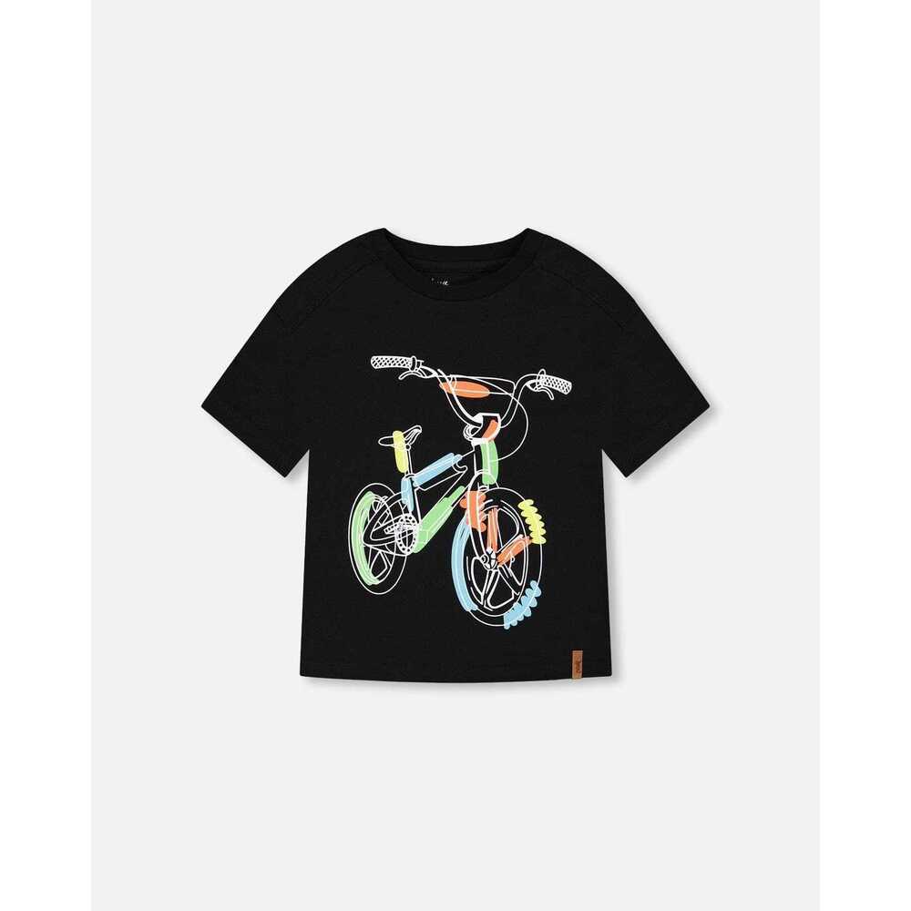 Drop Shoulder T-Shirt Black - 5